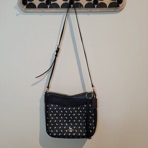 Coach Butterfly Print Leather Crossbody